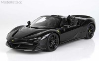 P18198I BBR 1/18 Ferrari SF90 Spider Pack Fiorano Nero Lucido